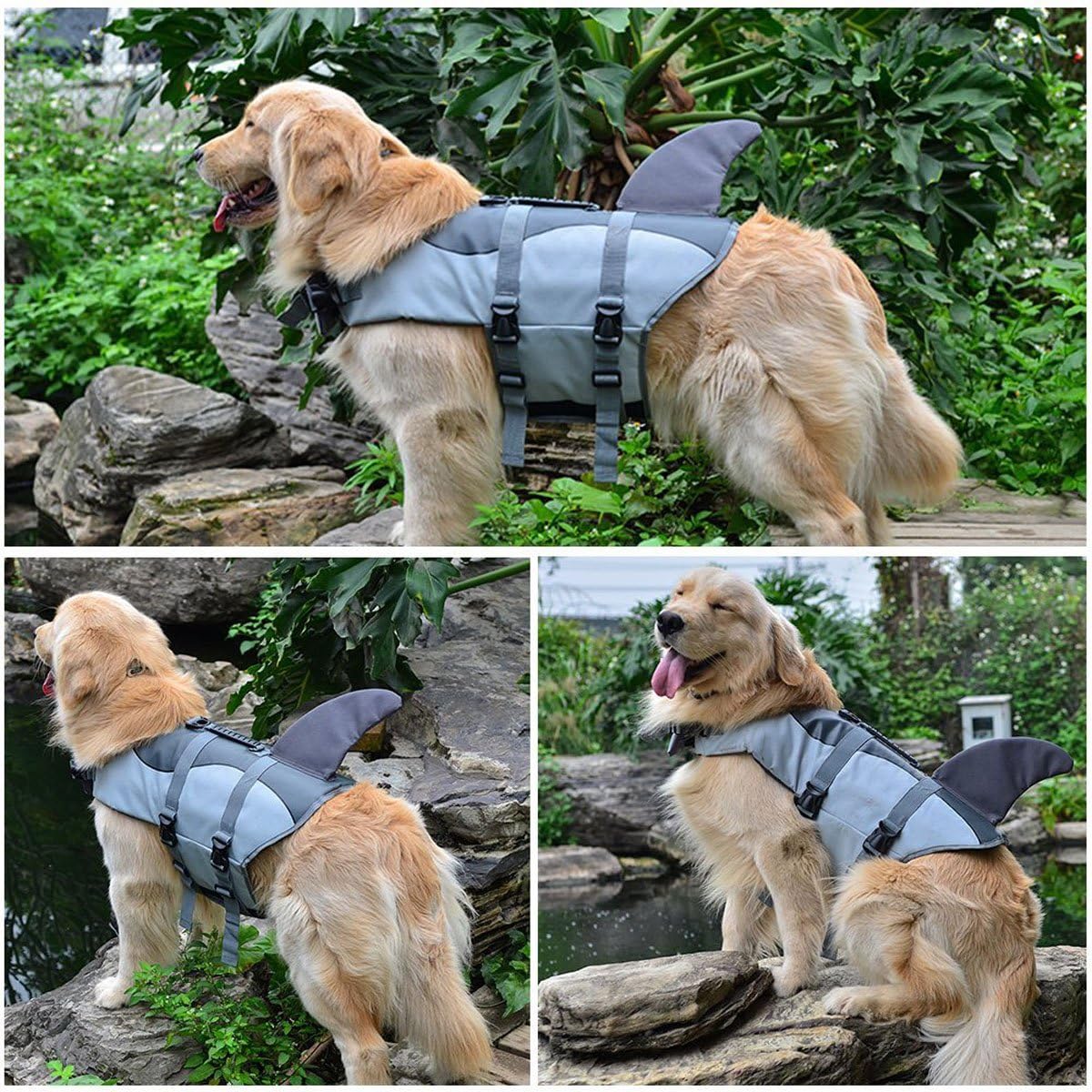 Adjustable Dog Life Jacket for Swimming